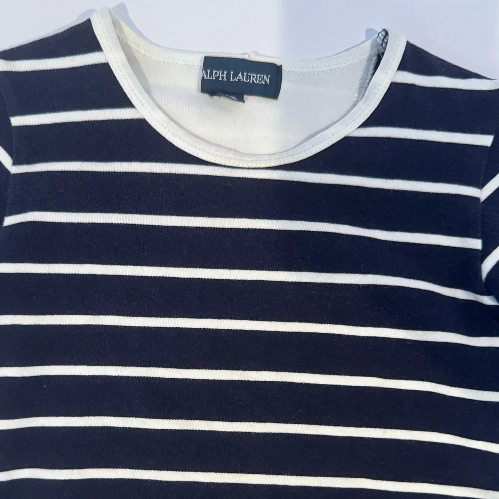 Ralph Lauren Matching Set 6‎ Months Stripe shirt and Basic Cargo Pant
